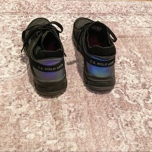 USPA Black / Iridescent Tennis Shoes